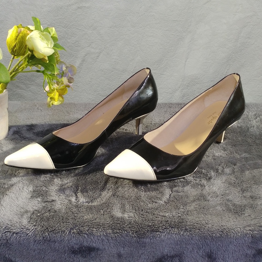 Kate Spade Black and White Pump